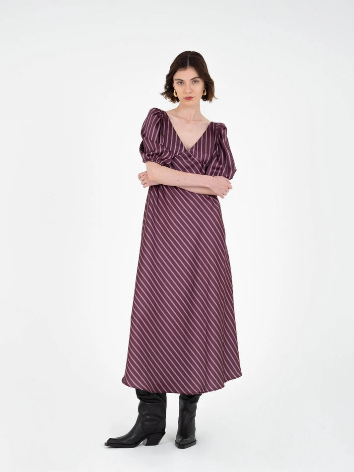 100% Silk Midi Dress
