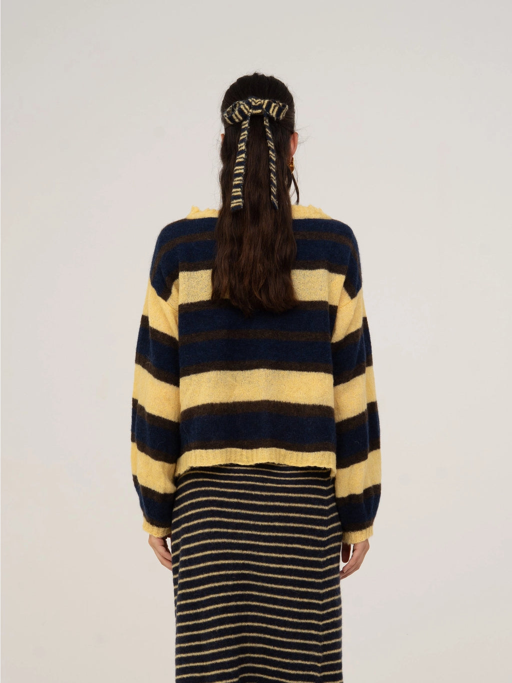 Cárdigan De Punto A Rayas Fresh Charm